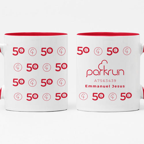 parkrun Meilenstein 50 Lauf-/Walking-Becher