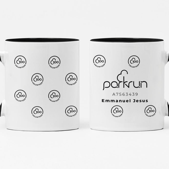 parkrun Meilenstein 100 – Freiwilligen-Tasse