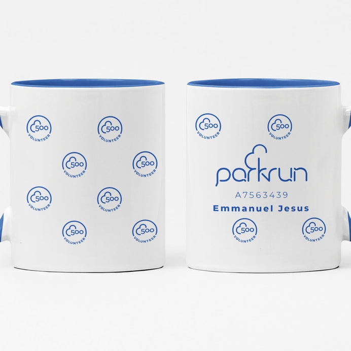 parkrun Meilenstein 500 – Freiwilligen-Tasse