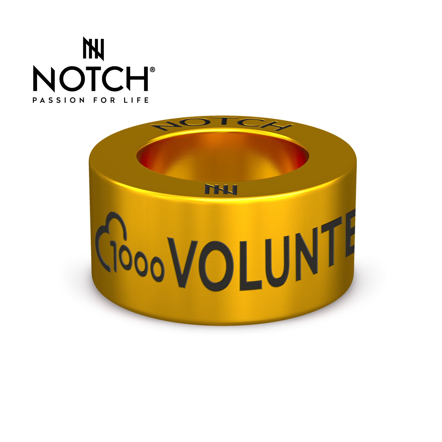 parkrun Milestone NOTCH Charm Volunteer 1000