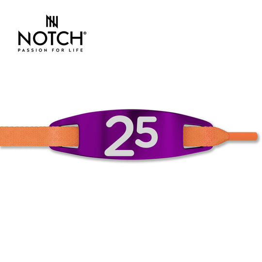 parkrun Milestone Run/Walk 25 NOTCH™ Lace Tag
