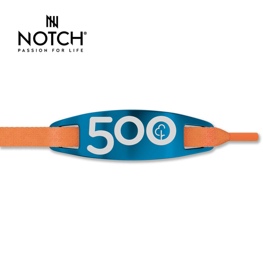parkrun Milestone Run/Walk 500 NOTCH Lace Tag