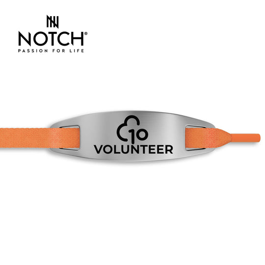 parkrun Milestone Volunteer 10 NOTCH Lace Tag
