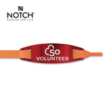 parkrun Milestone Volunteer 50 NOTCH Lace Tag