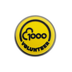 Volunteer 1000 Pin Badge