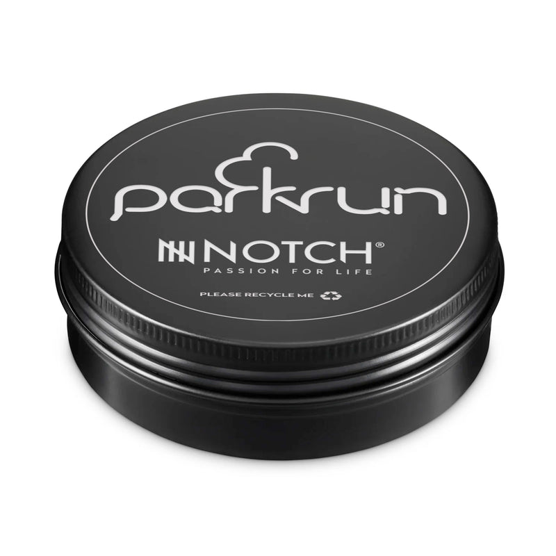 parkrun NOTCH presentation tin