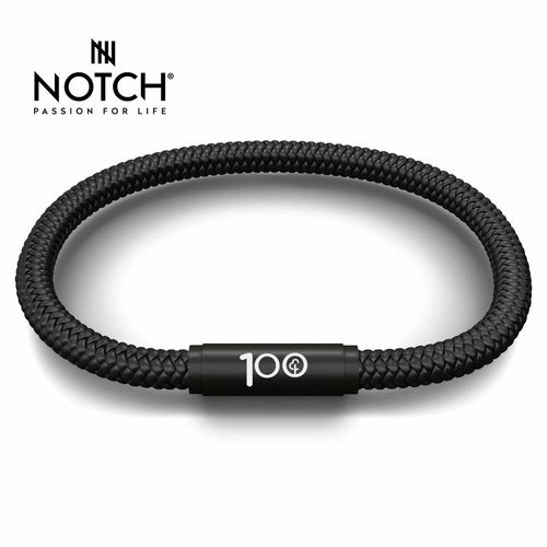 parkrun x NOTCH 100 Milestone Sports Cord Bracelet