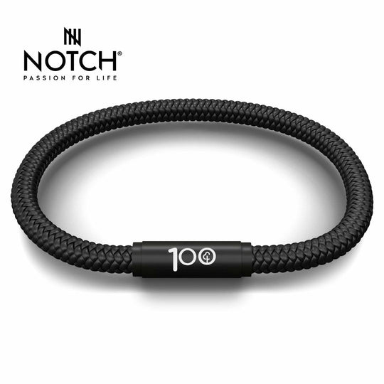 parkrun x NOTCH 100 Milestone Sports Cord Bracelet