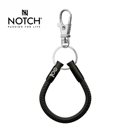 parkrun x NOTCH 100 Milestone Sports Cord Key Loop