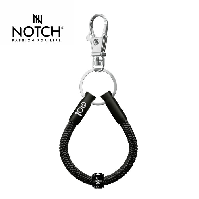 parkrun x NOTCH 100 Milestone Sports Cord Key Loop
