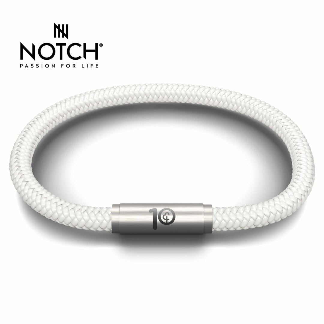 parkrun x NOTCH 10 Milestone Sports Cord Bracelet