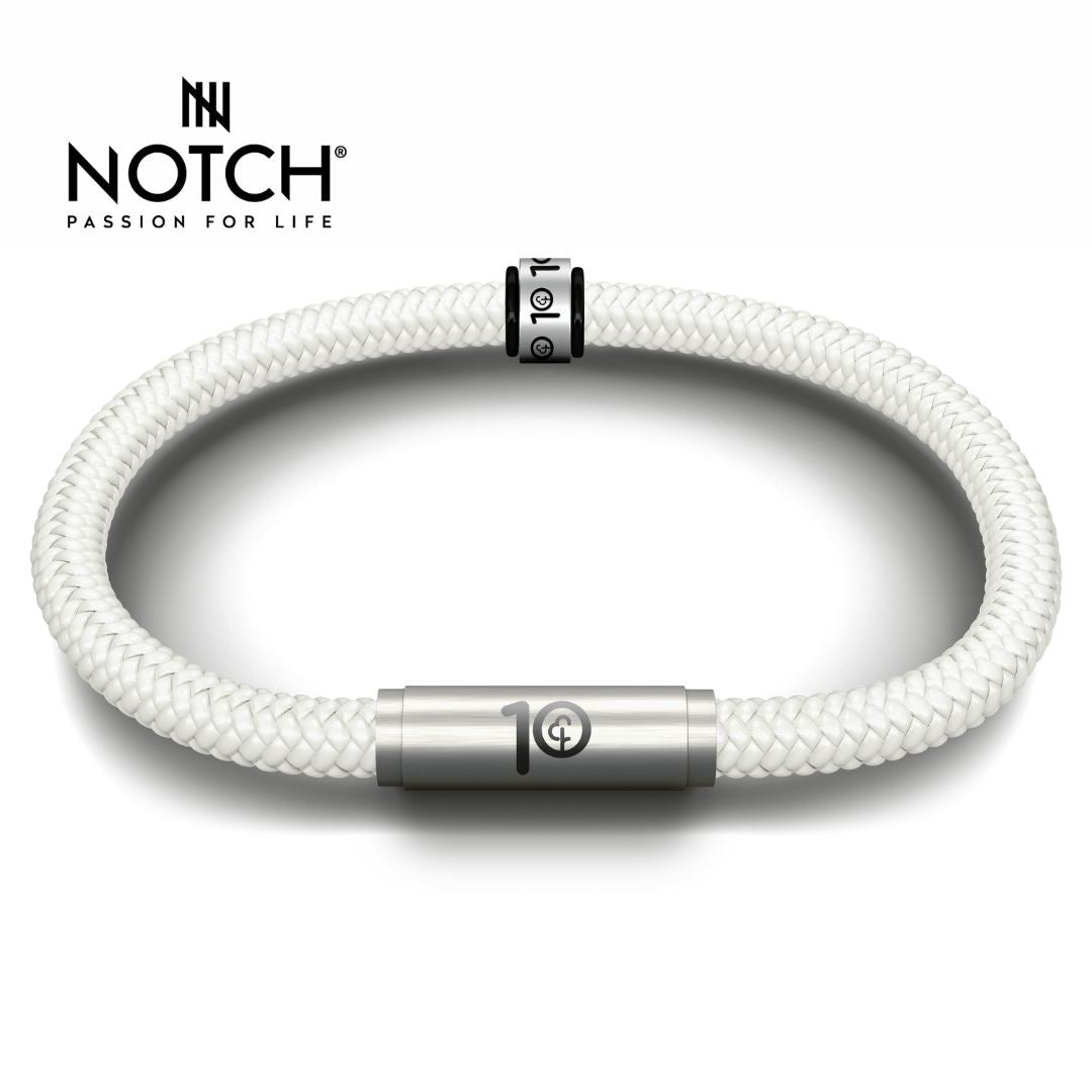 parkrun x NOTCH 10 Milestone Sports Cord Bracelet
