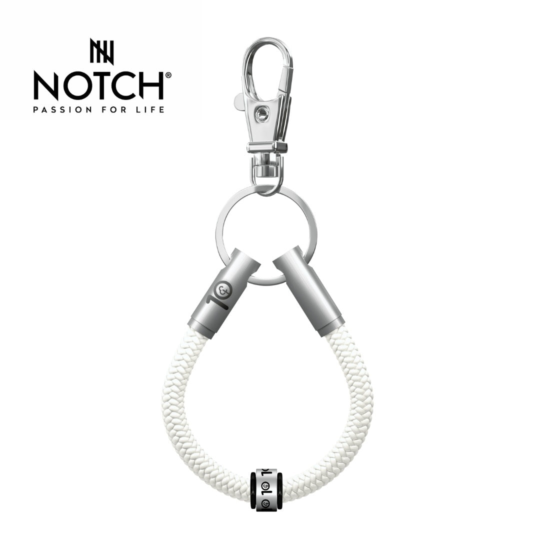 parkrun x NOTCH 10 Milestone Sports Cord Key Loop