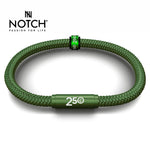 parkrun x NOTCH 250 milestone Sports Cord Bracelet