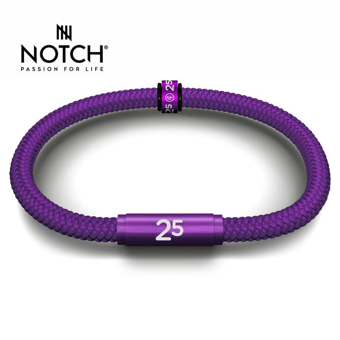 parkrun x NOTCH 25 Milestone Sports Cord Bracelet