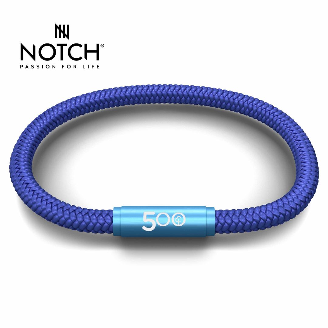 parkrun x NOTCH 500 Milestone Sports Cord Bracelet