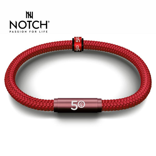 parkrun x NOTCH 50 milestone Sports Cord Bracelet