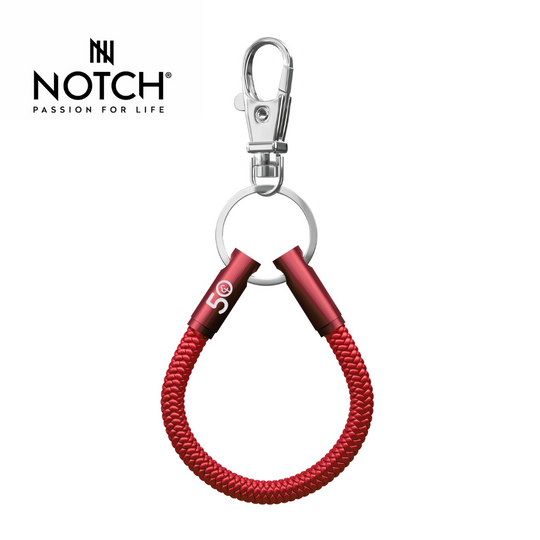 parkrun x NOTCH 50 Milestone Sports Cord Key Loop