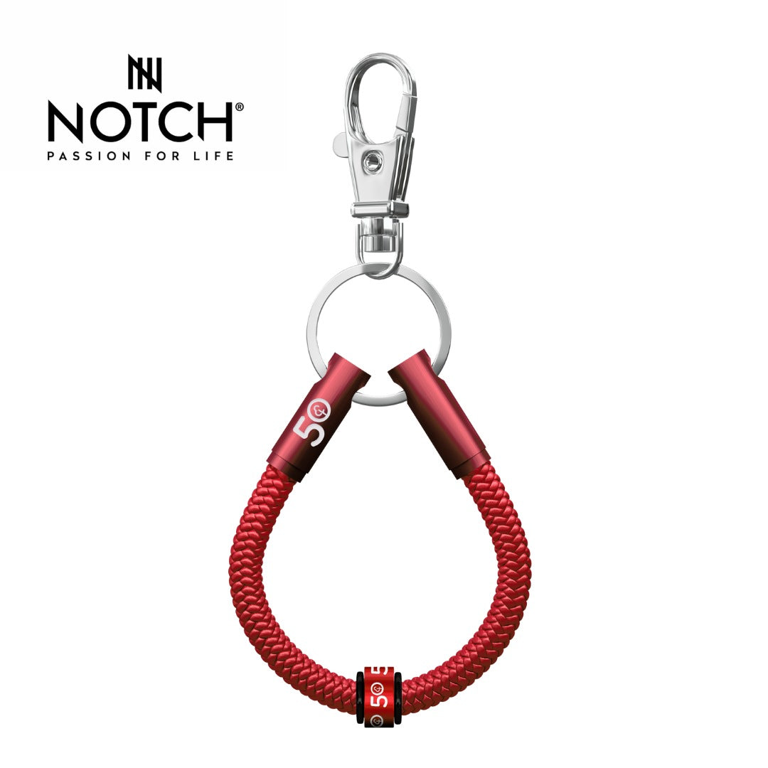 parkrun x NOTCH 50 Milestone Sports Cord Key Loop