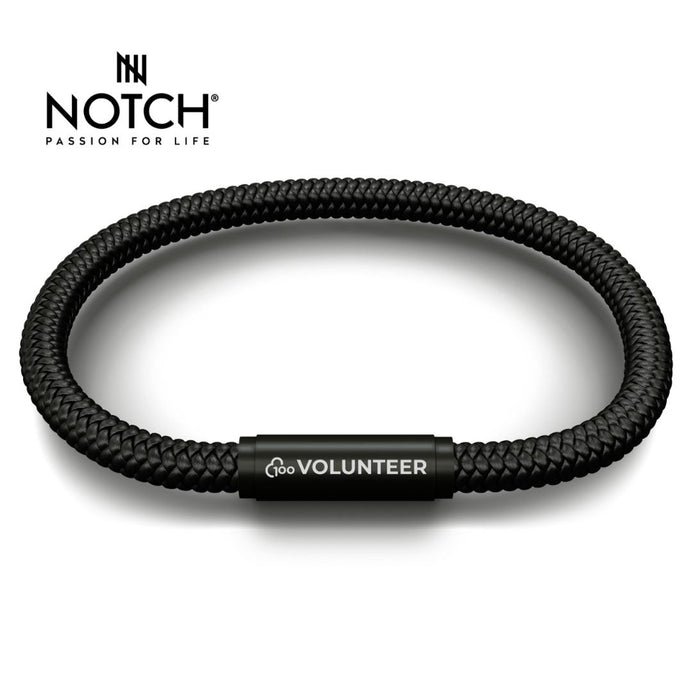 parkrun x NOTCH 100 Volunteer Milestone Sports Cord Bracelet