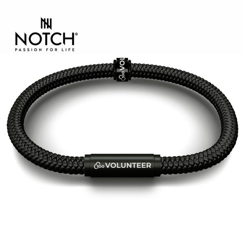 parkrun x NOTCH 100 volunteer milestone Sports Cord Bracelet