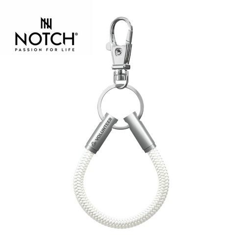 parkrun x NOTCH 10 Volunteer Milestone Sports Cord Key Loop