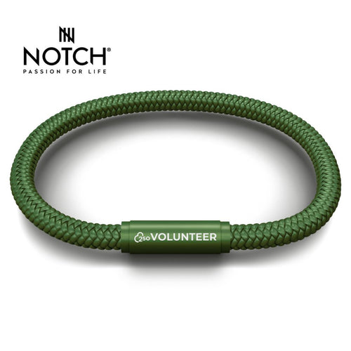 parkrun x NOTCH 250 Volunteer Milestone Sports Cord Bracelet