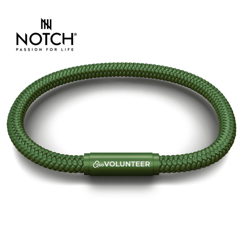 parkrun x NOTCH 250 volunteer milestone Sports Cord Bracelet