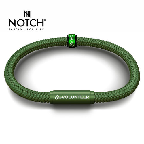 parkrun x NOTCH 250 Volunteer Milestone Sports Cord Bracelet
