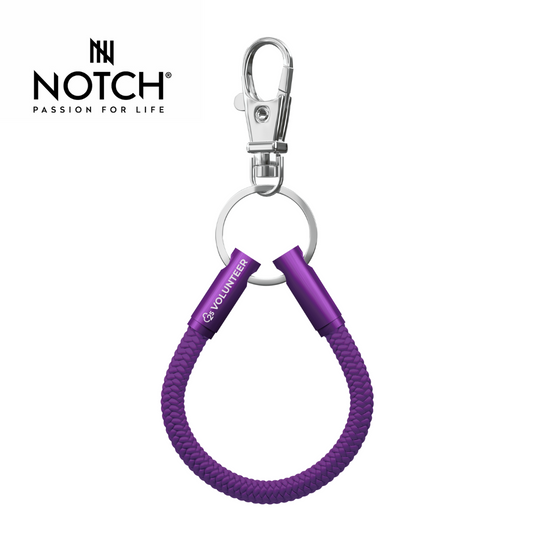 parkrun x NOTCH 25 Volunteer Milestone Sports Cord Key Loop