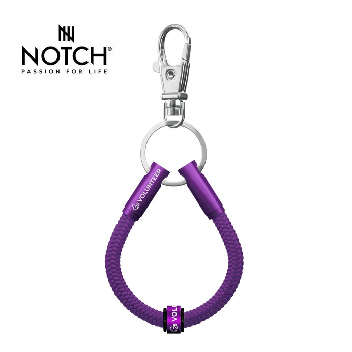 parkrun x NOTCH 25 Volunteer Milestone Sports Cord Key Loop
