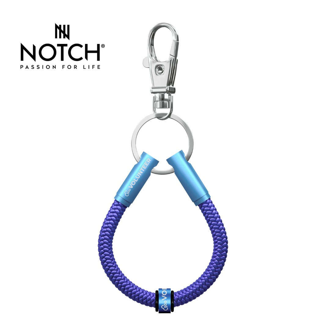 parkrun x NOTCH 500 Volunteer Milestone Sports Cord Key Loop