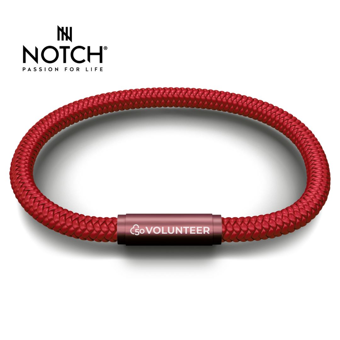 parkrun x NOTCH 50 Volunteer Milestone Sports Cord Bracelet