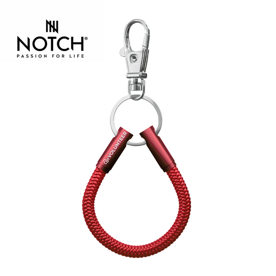 parkrun x NOTCH 50 Volunteer Milestone Sports Cord Key Loop
