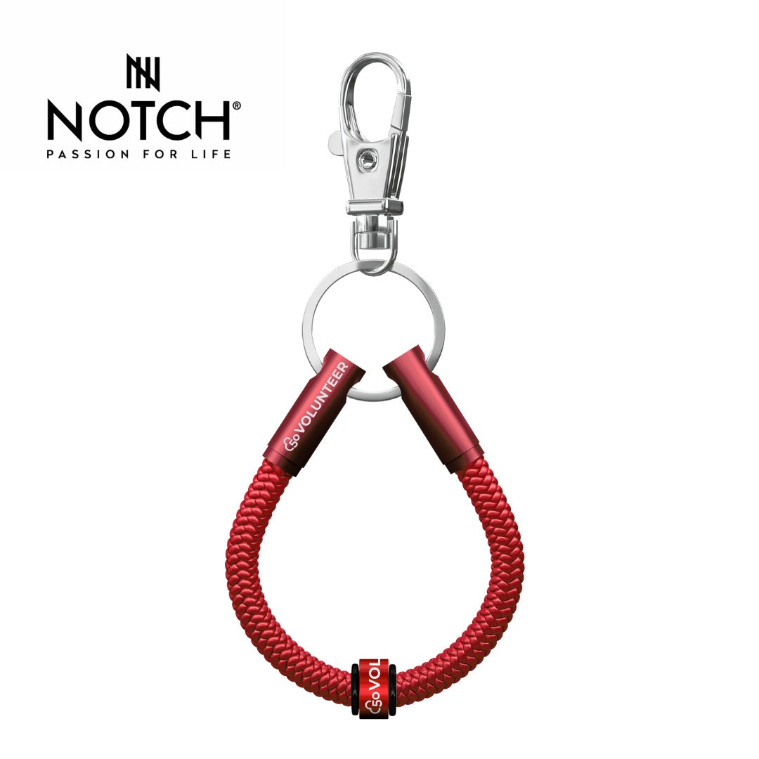 parkrun x NOTCH 50 Volunteer Milestone Sports Cord Key Loop