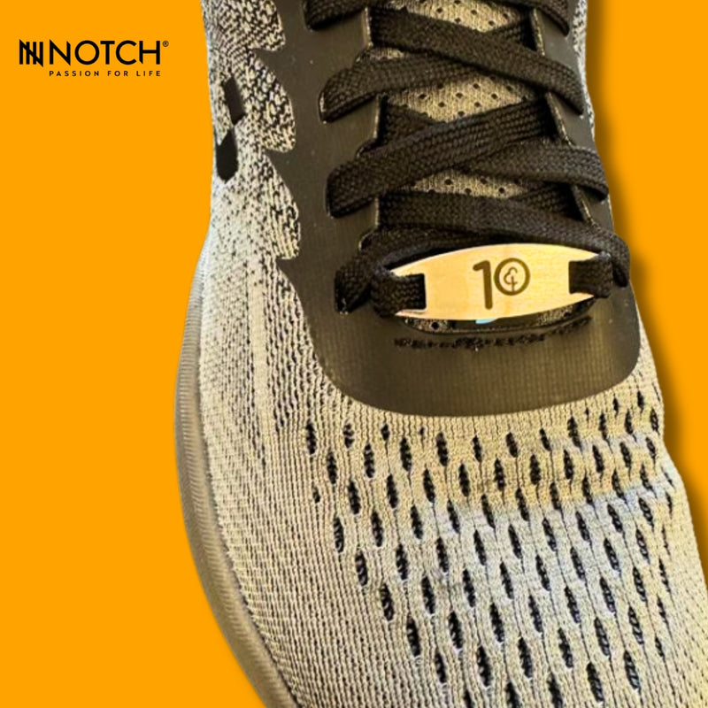 parkrun Milestone Run/Walk 10 NOTCH™ Lace Tag