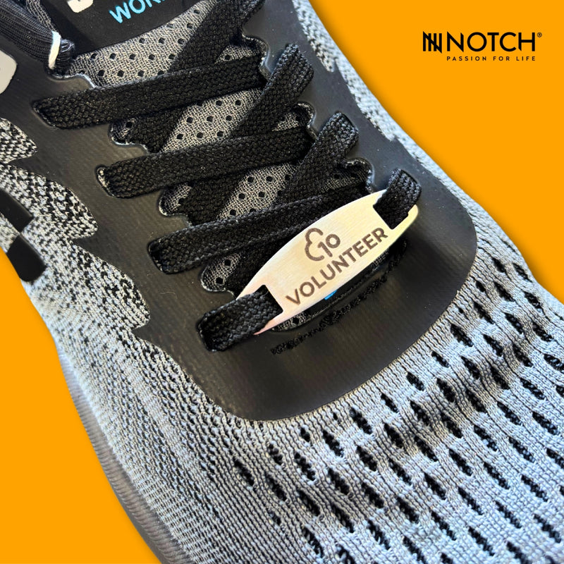 parkrun Milestone Volunteer 10 NOTCH Lace Tag