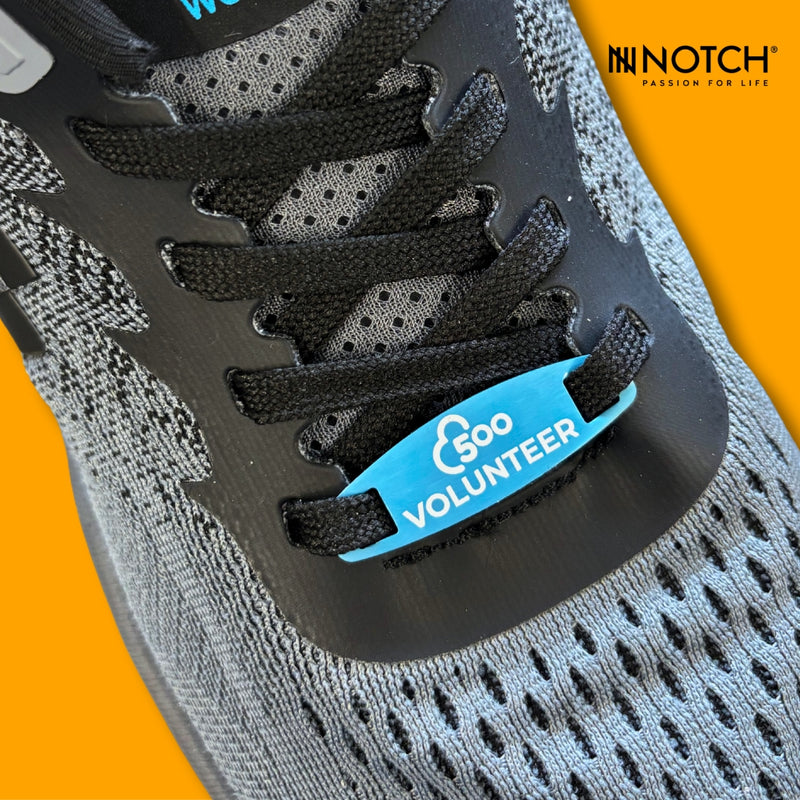 parkrun Milestone Volunteer 500 NOTCH Lace Tag