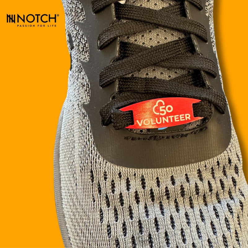 parkrun Milestone Volunteer 50 NOTCH Lace Tag