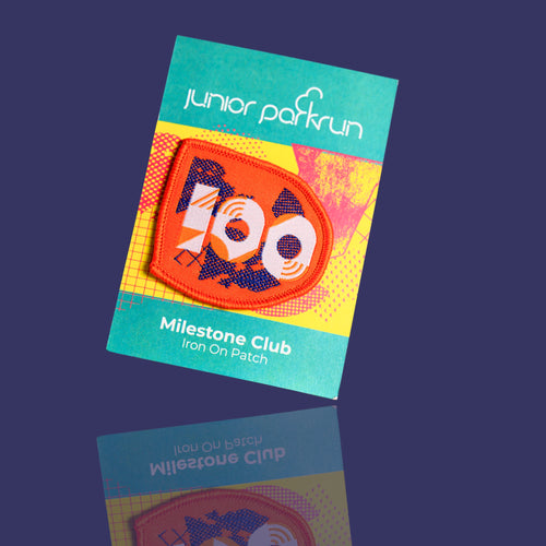 junior parkrun Milestone 100 Patch