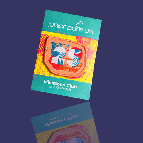 junior parkrun Milestone 25 Patch