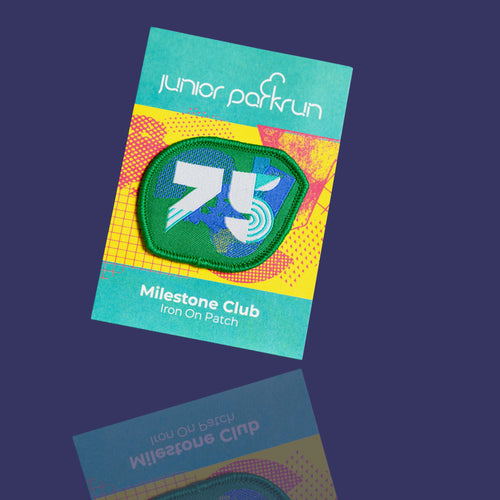 junior parkrun Milestone 75 Patch