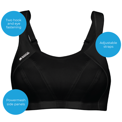 Shock Absorber Active Multi Sports Support Bra - Black