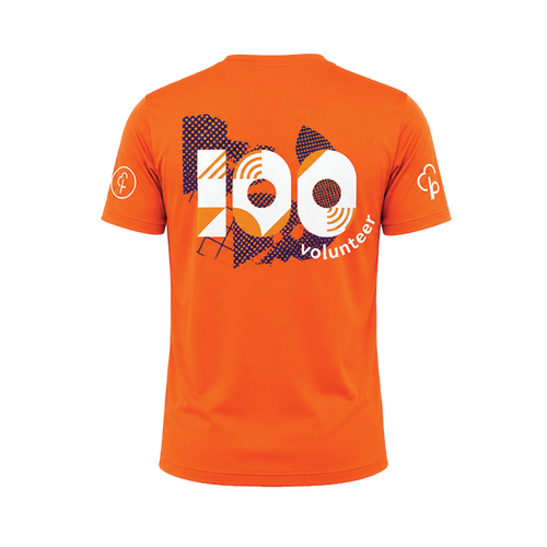 junior parkrun Freiwilligen-Meilenstein-100-T-Shirt