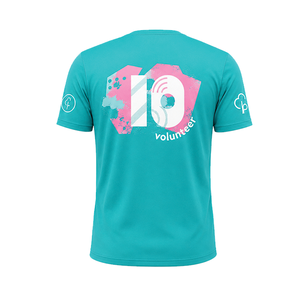 junior parkrun Volunteer Milestone 10 Tee