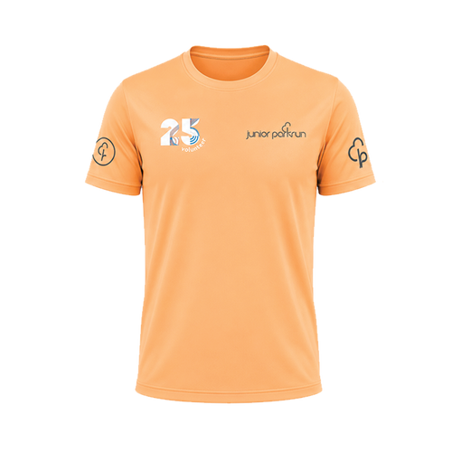 junior parkrun Freiwilligen-Meilenstein-25-T-Shirt
