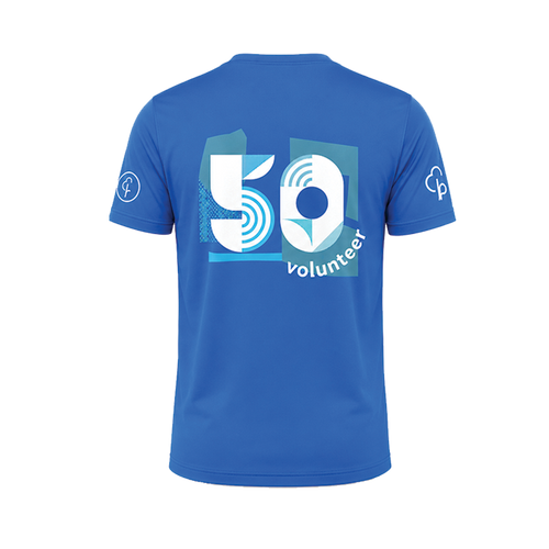 junior parkrun Freiwilligen-Meilenstein-50-T-Shirt