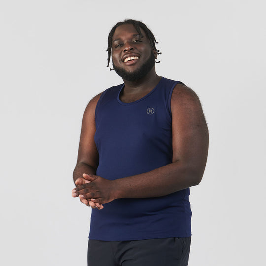 CONTRA Essential Singlet - Men's - Navy