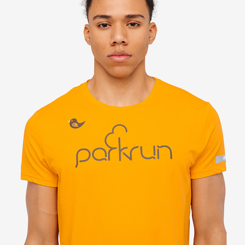 parkrun Mens T-Shirt - Apricot