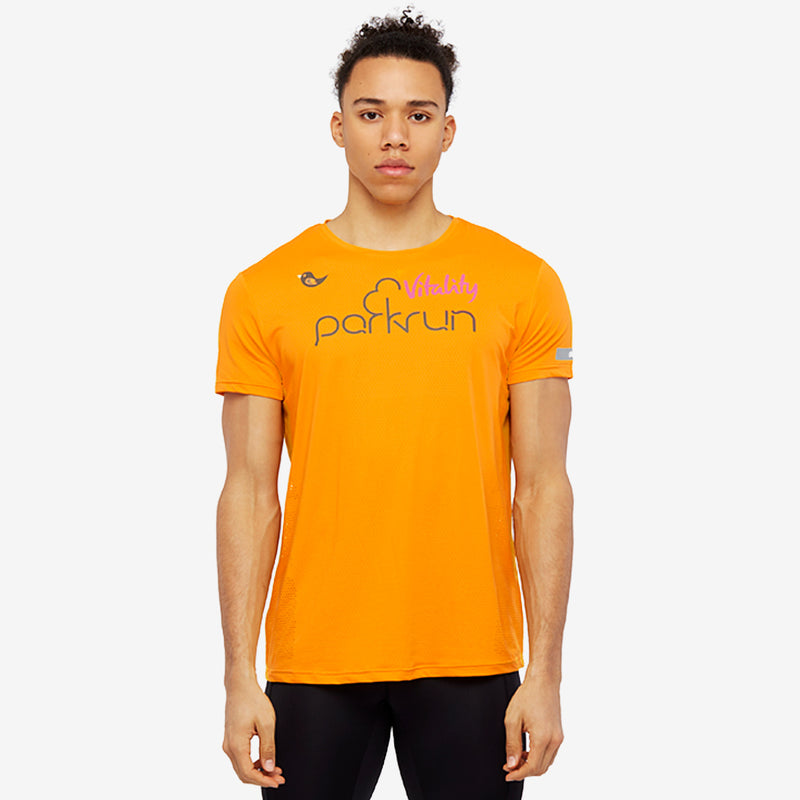 parkrun UK Mens T-Shirt - Apricot